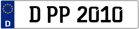 Truck License Plate